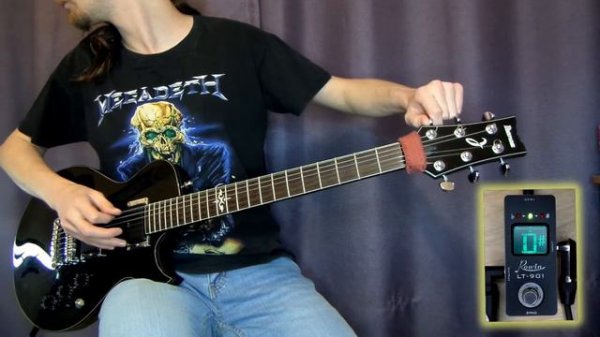 Rowin LT-901 Tuner pedal test demo