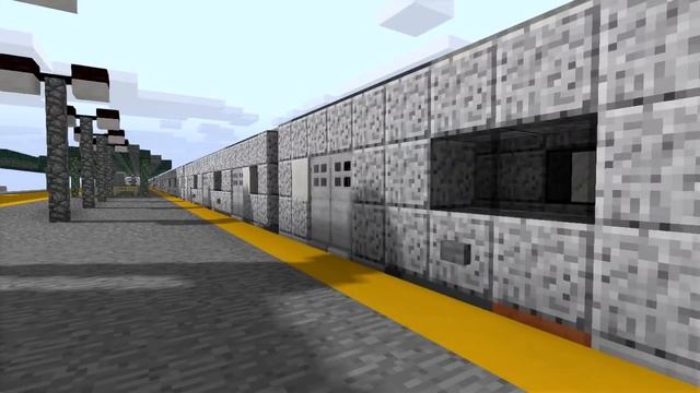 Minecraft 7 Train Subway Willets Point Station Animation смотреть онлайн