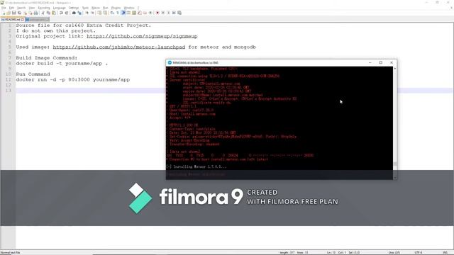 sign me up docker app смотреть онлайн