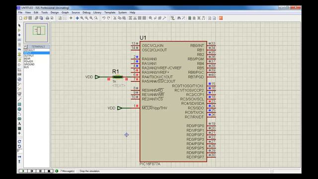 DEBUG PROGRAMA MPLABX CON PROTEUS смотреть онлайн