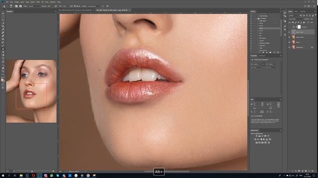 Ретушь кожи на бьюти-фотографии смотреть онлайн