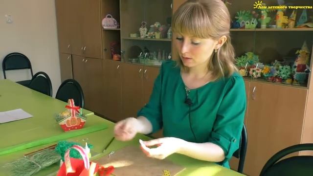 Мастер класс "Пасхальная корзинка, подарок к пасхе" смотреть онлайн