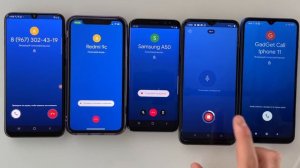 Incoming Google Duo Calling / 5 Phones Group Duo Google Calls Xiaomi / Honor / Samsung / Galaxy
