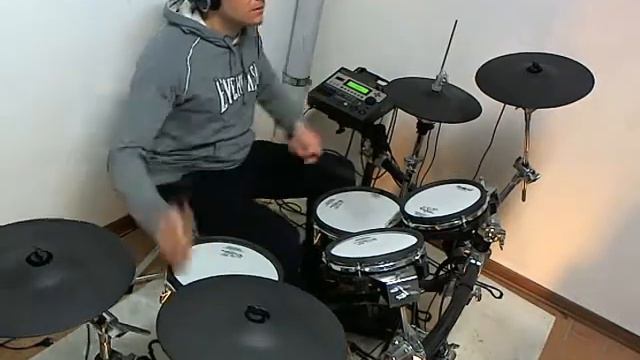 PANTERA 5 MINUTES ALONE drum cover ROLAND TD-12KX смотреть онлайн