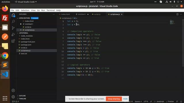 JavaScript Tutorial in Hindi #12 JavaScript Comparison and Logical Operators смотреть онлайн