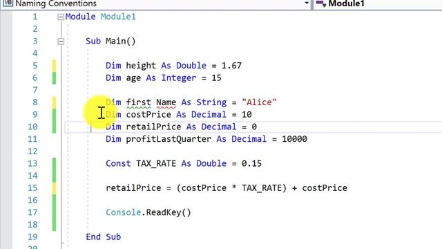 Visual Basic Naming Conventions смотреть онлайн