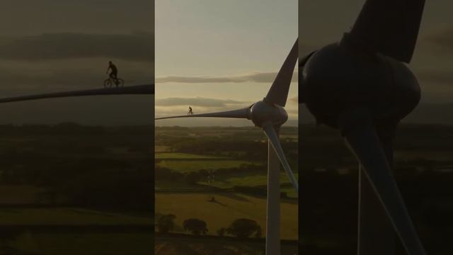 Incredible adventure on BMX ? || Riding a bicycle on blade of a windmill ??|| Dany macaskill смотреть онлайн