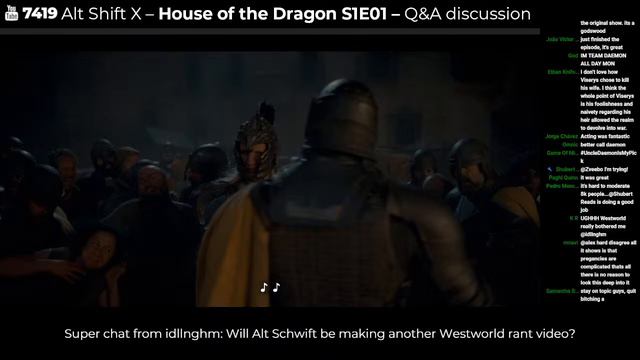 House of the Dragon S1E01 live Q&A discussion смотреть онлайн