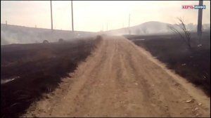 Пожар на керченских дачах