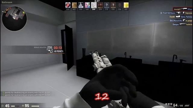 Counter-Strike: Global Offensive - 25+1 kills with... PP-Bizon | Bamboo Print смотреть онлайн