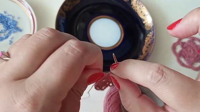 Как вязать с бисером крючком смотреть онлайн