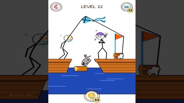 Thief Puzzle (WEEGOON) - Funny Stickman Brain Puzzle Game - Levels 1-40 Android Gameplay Walkthroug смотреть онлайн