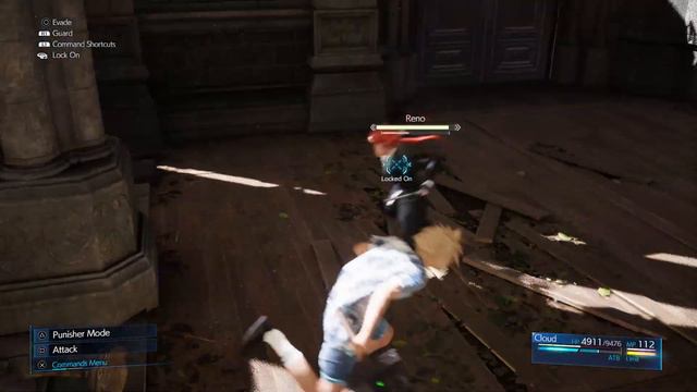 FINAL FANTASY VII R - Reno - Boss Fight - Chapter 8 (HARD MODE) смотреть онлайн