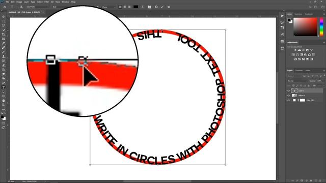 Photoshop: How To Write Text Around a Circle & Follow Curves смотреть онлайн