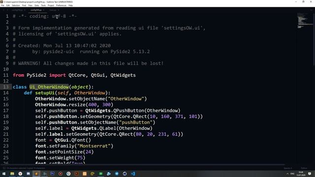 Как создавать несколько окон в PySide2 | PYTHON смотреть онлайн