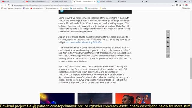 epic games buys sketch fab who is next blender смотреть онлайн
