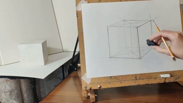 Как рисовать куб смотреть онлайн