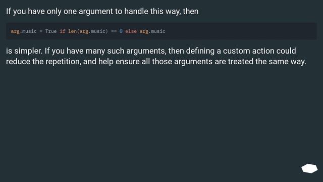 argparse: Default value for nargs='*'? смотреть онлайн