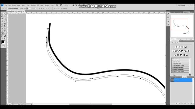 Рисование настраиваемых линий в Photoshop смотреть онлайн