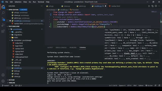 Youtube Clone In Django #5 :Updating Youtuber Model | CodeWithSingh смотреть онлайн