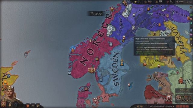 CK3 - Empire of Scandinavia Episode 4 - Northward Expansion смотреть онлайн