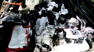 Чистка двигателя паром