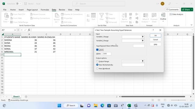 Performing T-test using ms excel ( statistics assignment 22-23) Lnipe gwalior смотреть онлайн
