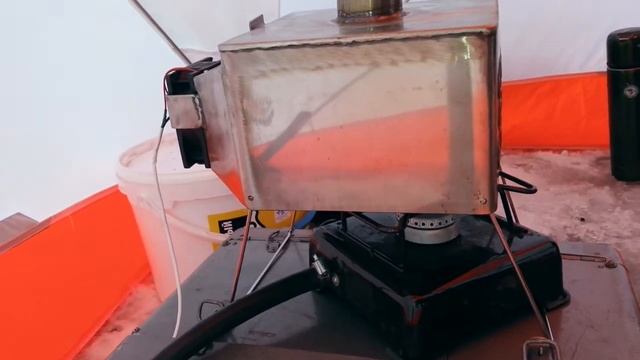 Теплообменник для зимней рыбалки в палатке -тест смотреть онлайн