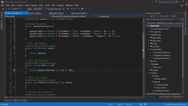 Intro to WebAPI - One of the most powerful project types in C# смотреть онлайн