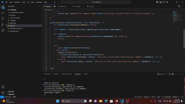 Είναι broken ο κώδικας από το Discord.js guide смотреть онлайн