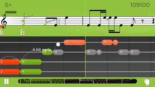 "Hard Rock Halloween" Yousician Ukulele Challenge Run Part 1 смотреть онлайн