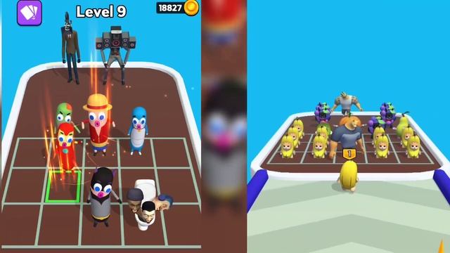 Epic Banana Cat Run vs Merge Master Monster Run 3D Max Level Gameplay смотреть онлайн