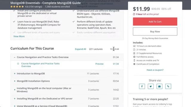 MongoDB Tutorial for Absolute Beginners : My full-length MongoDB courses смотреть онлайн
