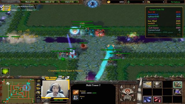 Green Circle TD v9.9 - hướng dẫn | Warcraft 3 Tower Defense смотреть онлайн