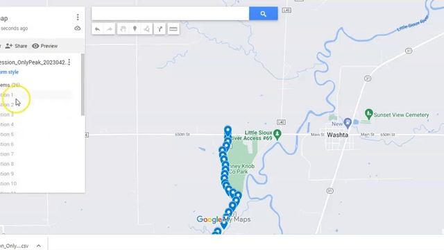 Import CSV to Google Drive My Maps смотреть онлайн