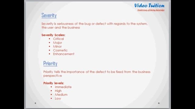 Software Testing - Severity & Priority : Definition | Key Differences | Comparison | Scales/Levels смотреть онлайн