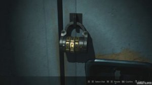 Resident Evil 2 Remake - Shower Room Locker Code