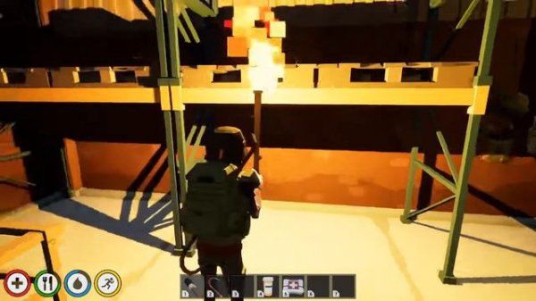 Setting up a base for the first time in Dead Poly