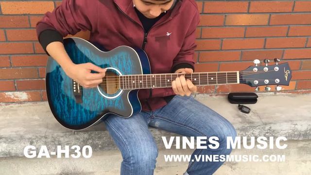 Vines Music Beginner Acoustic Guitar Sound Test смотреть онлайн