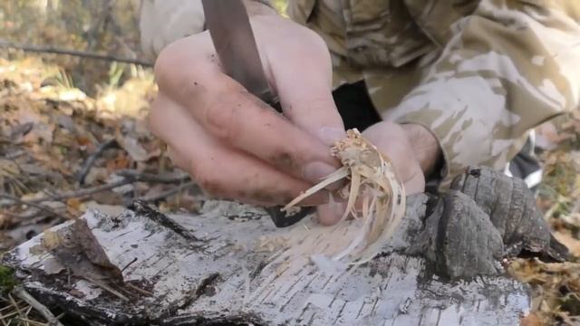 Как развести огонь после дождя