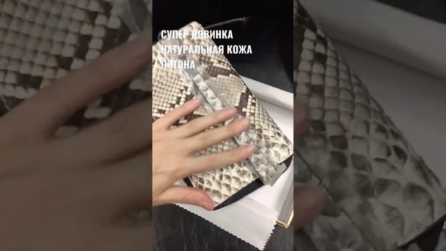 КЛАТЧ НАТУРАЛЬНАЯ КОЖА ПИТОНА #клатч#змея #питон #крокодил #натуральнаякожазмеи #видео #обзор смотреть онлайн
