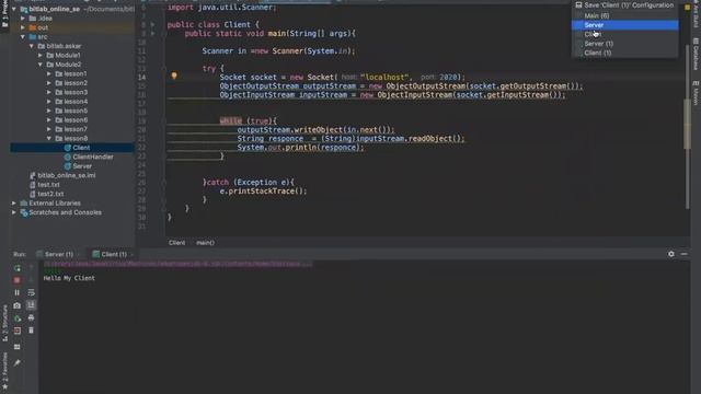 Java SE2: lesson 8 смотреть онлайн