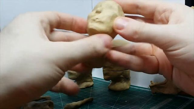 Быстрая лепка человека из пластилина. Яйцо лепка головы. Как лепить голову человека быстро. смотреть онлайн