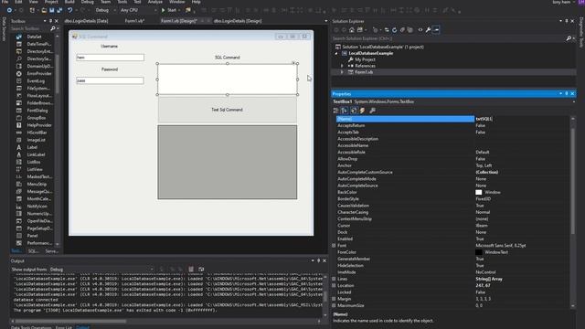 DB108 - VB.NET Setting but a SQL testing app смотреть онлайн