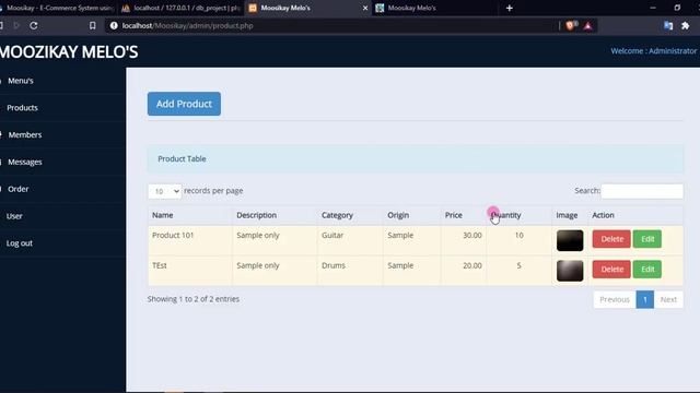 Moosikay - E-Commerce System using PHP DEMO смотреть онлайн