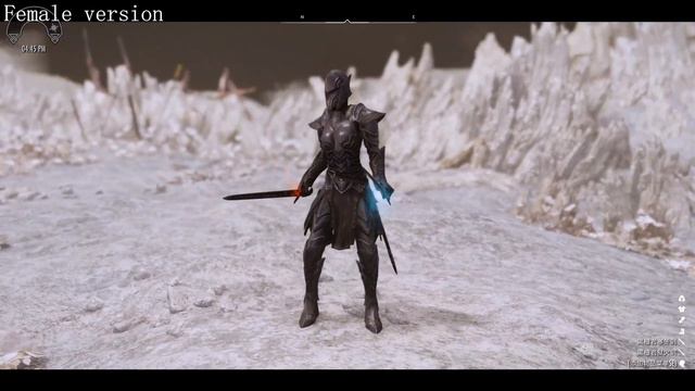 HDT-SMP Vanilla Ebony Armor смотреть онлайн