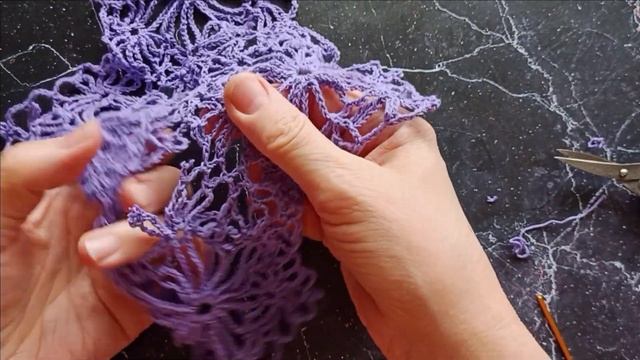 Замена испорченных мотивов, связанных крючком. Часть 2 смотреть онлайн