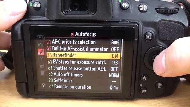 Nikon D5100 basic beginner Manual Focus and rangefinder tutorial смотреть онлайн
