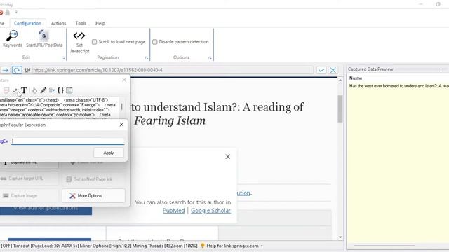 Scraping Springer Article links using Webharvy Scraper | Springer.com смотреть онлайн