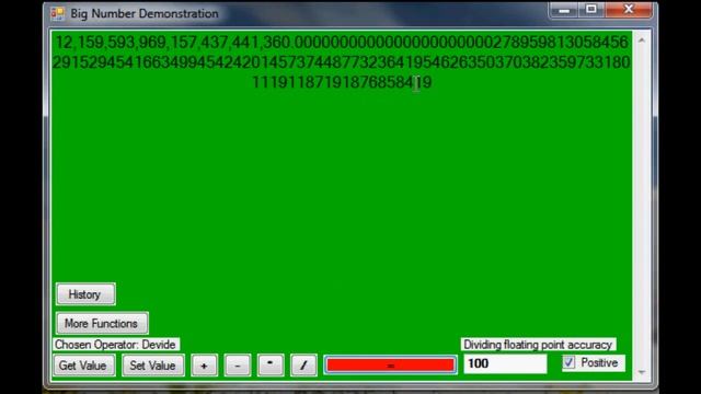 BigNum Calculator - With source. C# смотреть онлайн